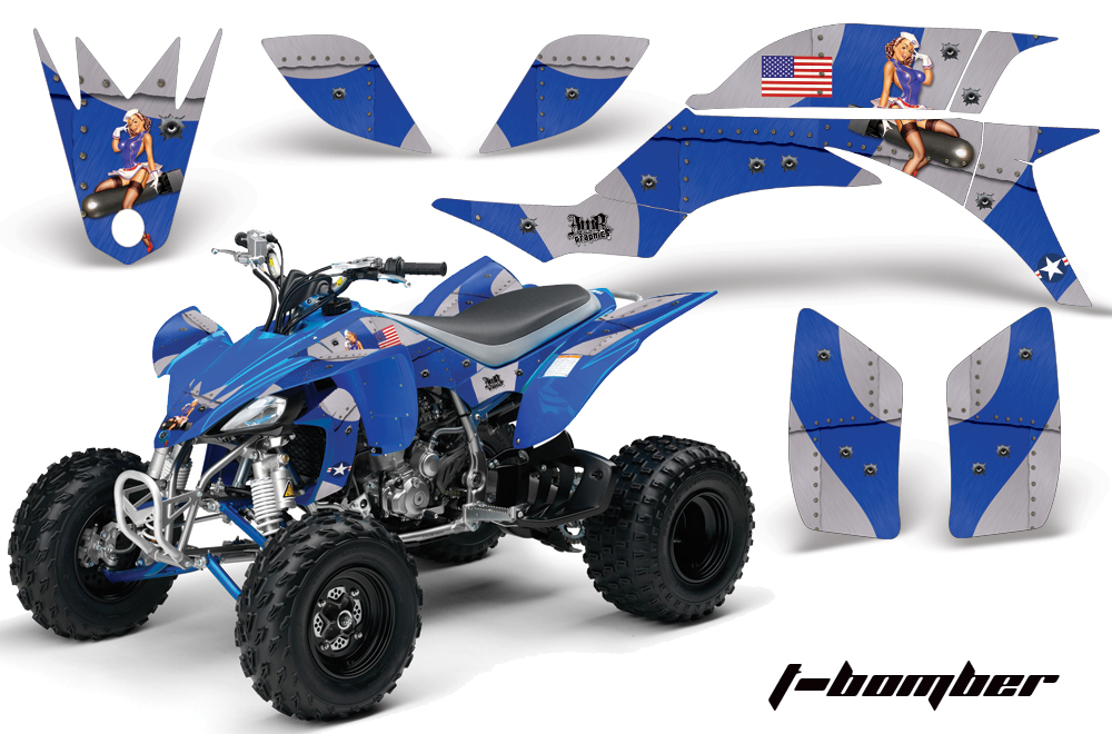 Yamaha YFZ450 04-08 Graphics TBomber blue